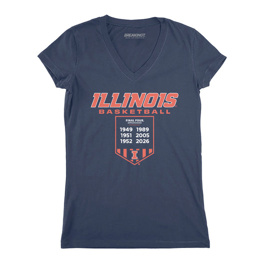 2621796 - Illinois Basketball: Final Fours Banner