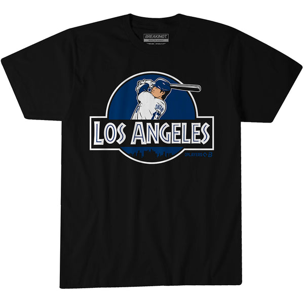 Shohei Ohtani: Los Angeles Dinosaurs Shirt - MLB Players x BreakingT