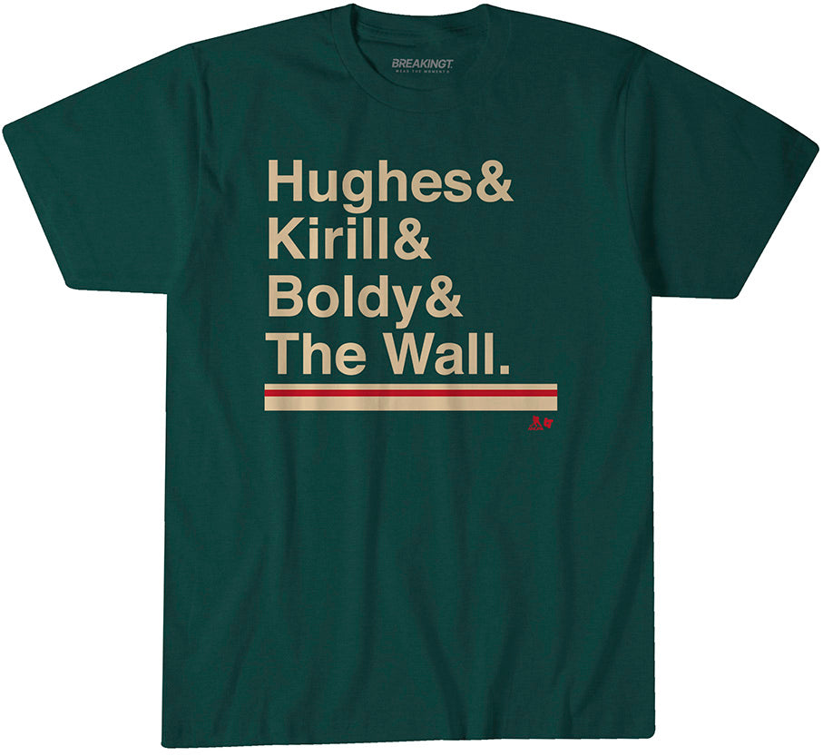 2622103 - Minnesota Hockey Ampersand: Hughes & Kirill & Boldy & The Wall