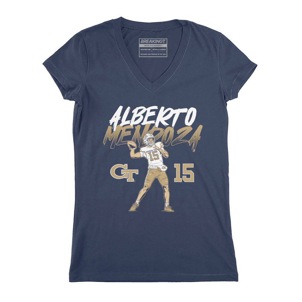 2622062 - Georgia Tech Football: Alberto Mendoza Name Number Pose