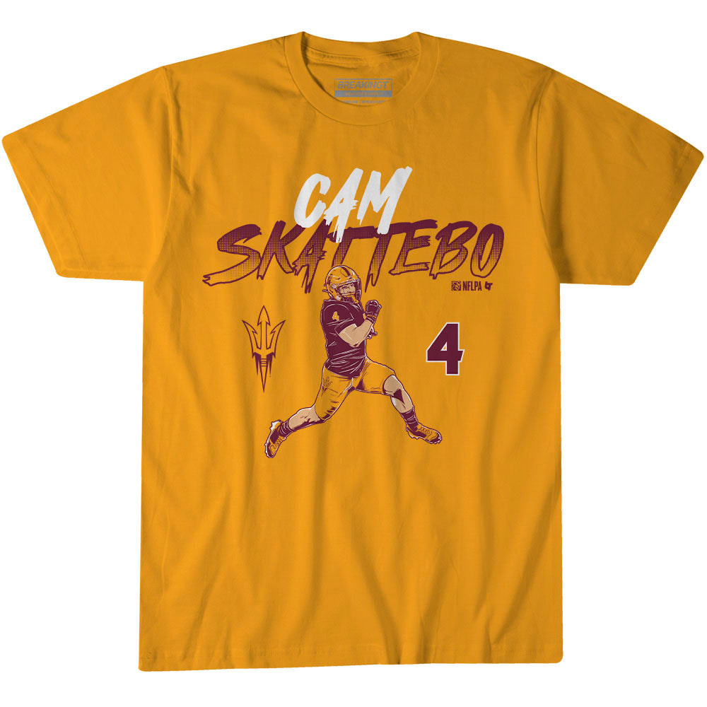 2622718 - ASU Football: Cam Skattebo Name and Number Pose