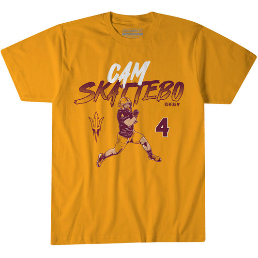 2622718 - ASU Football: Cam Skattebo Name and Number Pose
