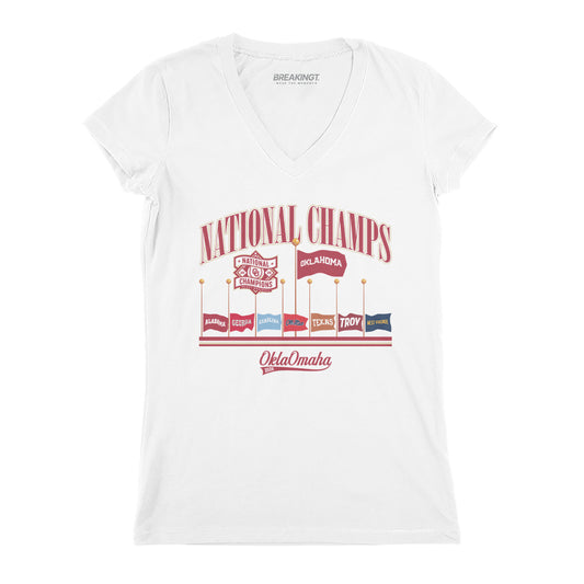 2622687 - Oklahoma Baseball: 2026 National Champions Omaha Flags