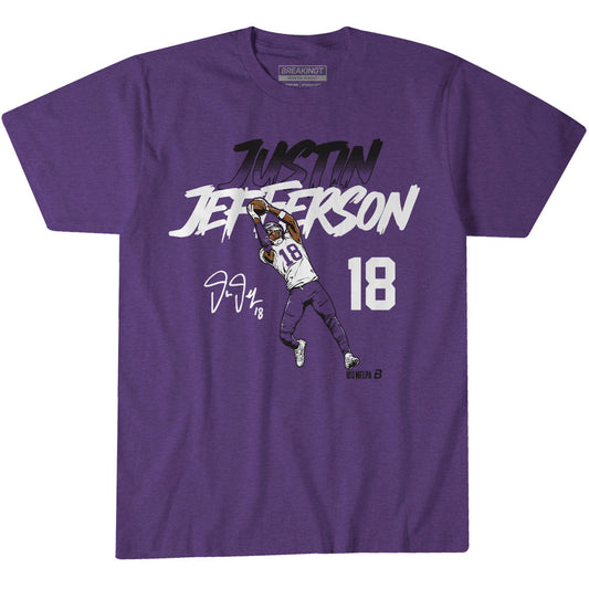 2623105 - Justin Jefferson: Name & Number Pose