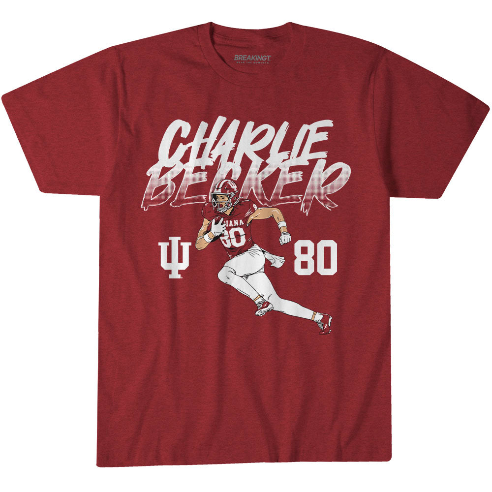 2622080 - Indiana Football: Charlie Becker Name Number Pose