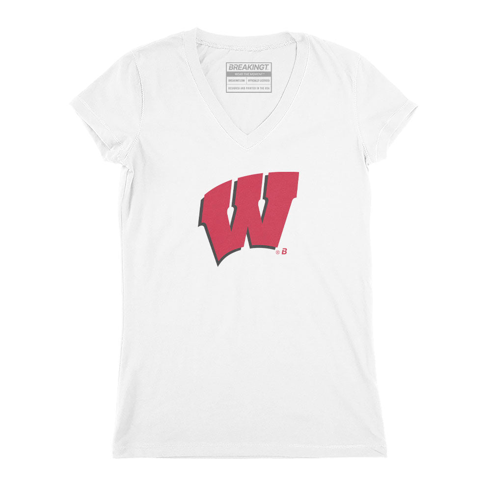2624149 - Wisconsin Badgers: Primary Logo (White)