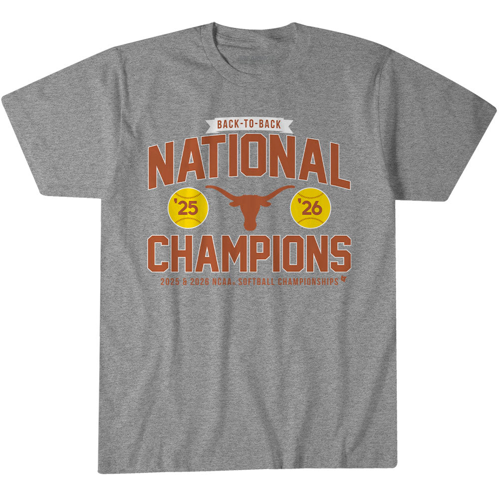 2622473 - Texas Softball: Back-to-Back NCAA Champions Classic (Gray)
