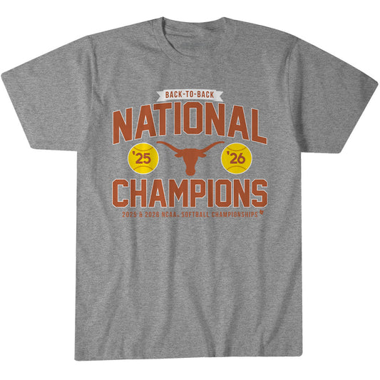 2622473 - Texas Softball: Back-to-Back NCAA Champions Classic (Gray)
