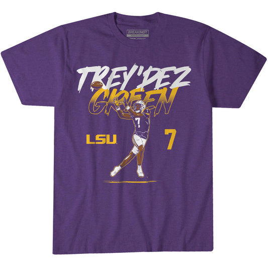 2623526 - LSU Football: Trey'Dez Green Name Number Pose