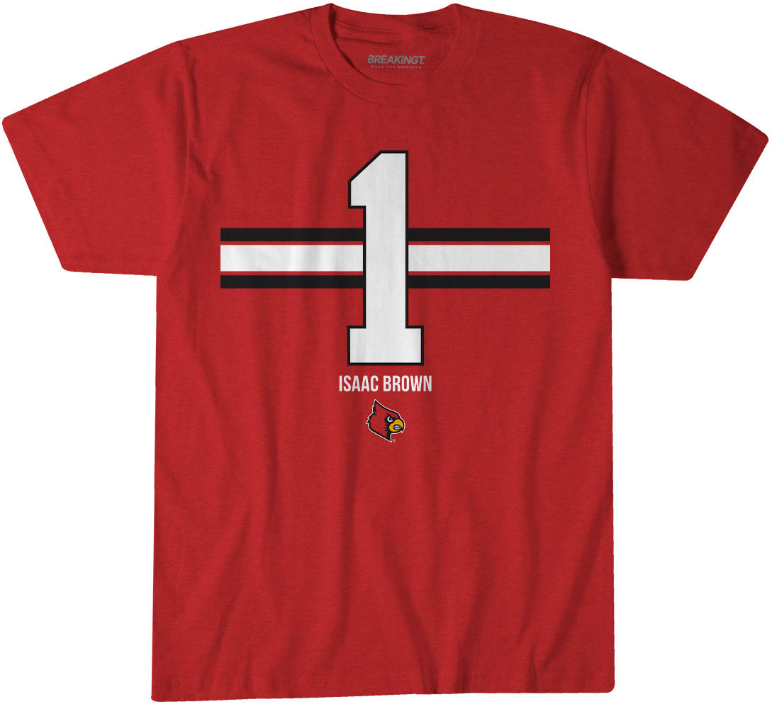 2622090 - Louisville Football: Isaac Brown Name Number Stripe