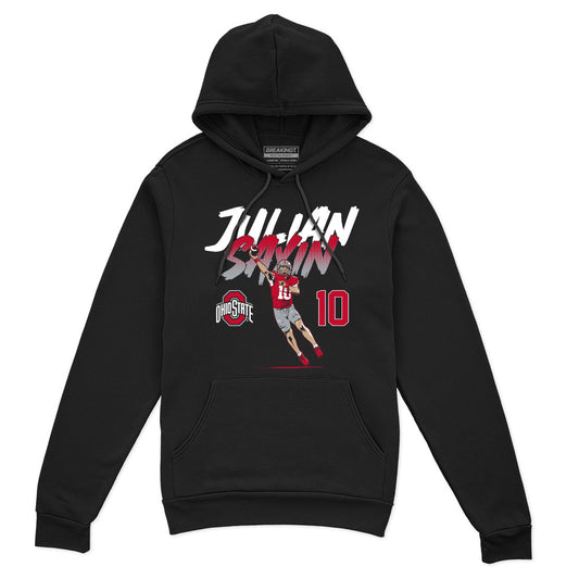 2622364 - Ohio State Football: Julian Sayin Name Number Pose (Black)