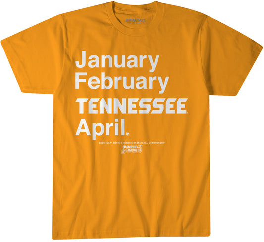 2621202 - Tennessee Volunteers MBB & WBB: 2026 March Madness Month