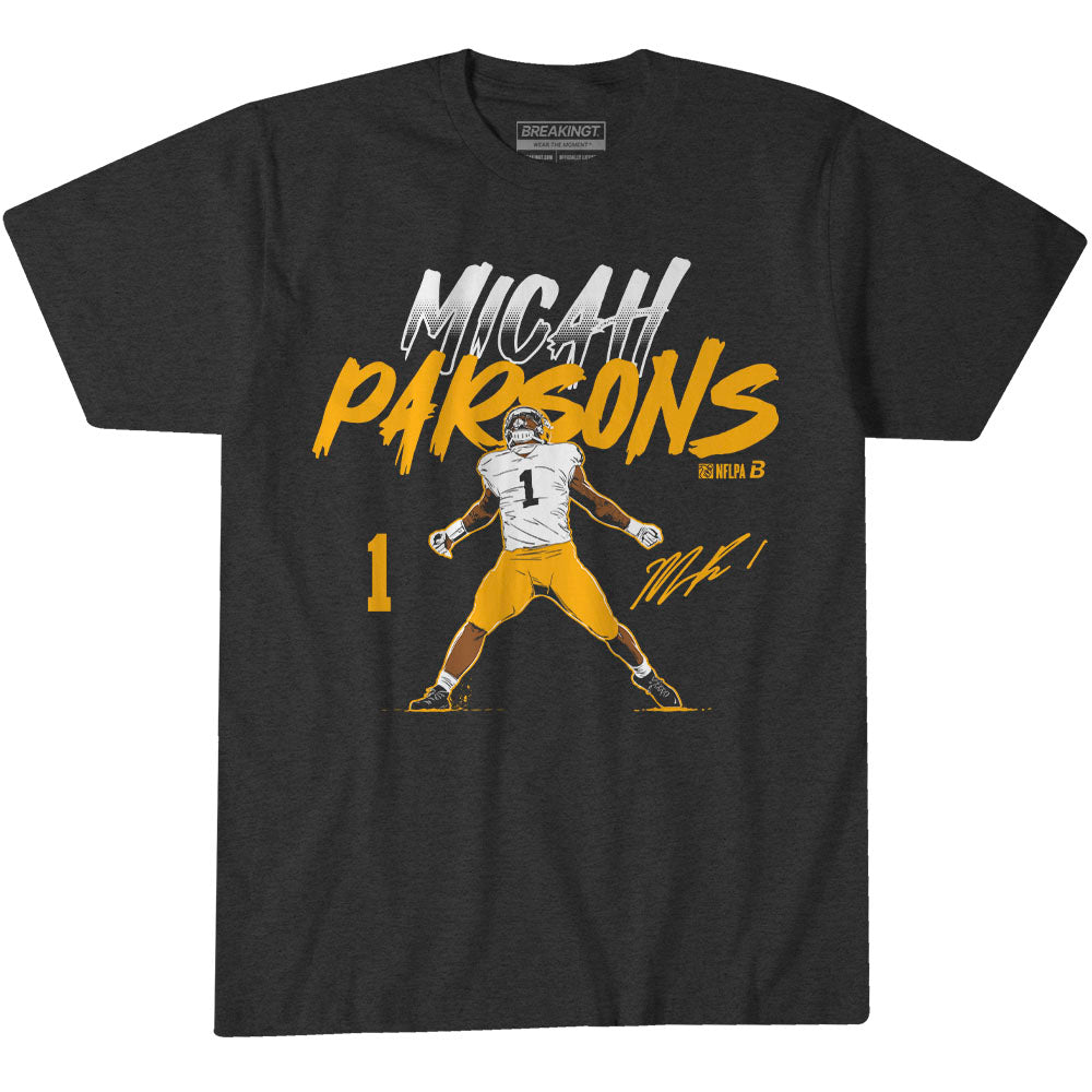 2623373 - Micah Parsons: Name & Number Pose (White)