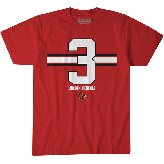 2623776 - Louisville Football: Lincoln Kienholz Name Number Stripe