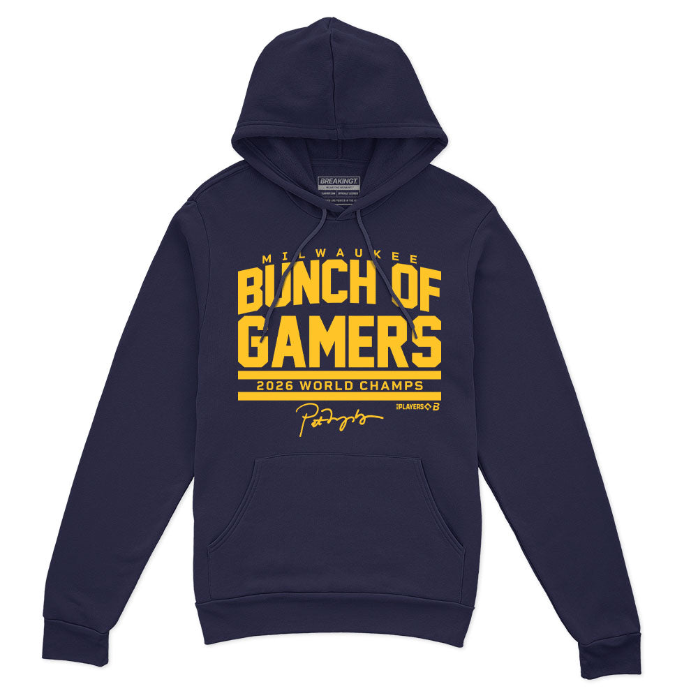 2624388 - Milwaukee Baseball: Bunch Of Gamers World Champs (Navy)