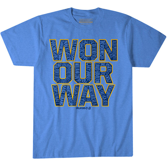 2624384 - Milwaukee Baseball: Won Our Way 2026 Champs (Navy)