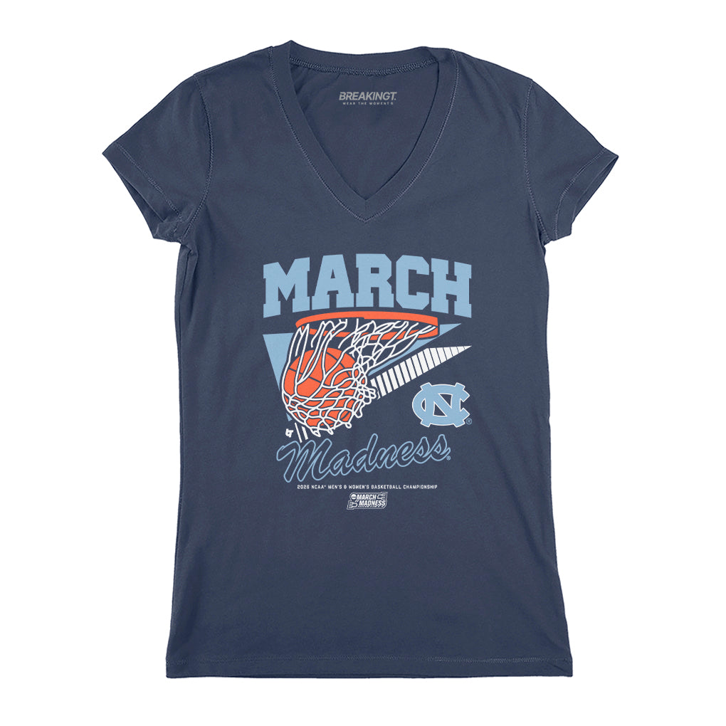 2621119 - UNC Tar Heels MBB & WBB: 2026 March Madness Retro Swish