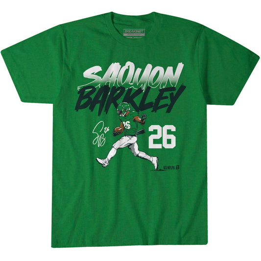 2623078 - Saquon Barkley: Name & Number Pose