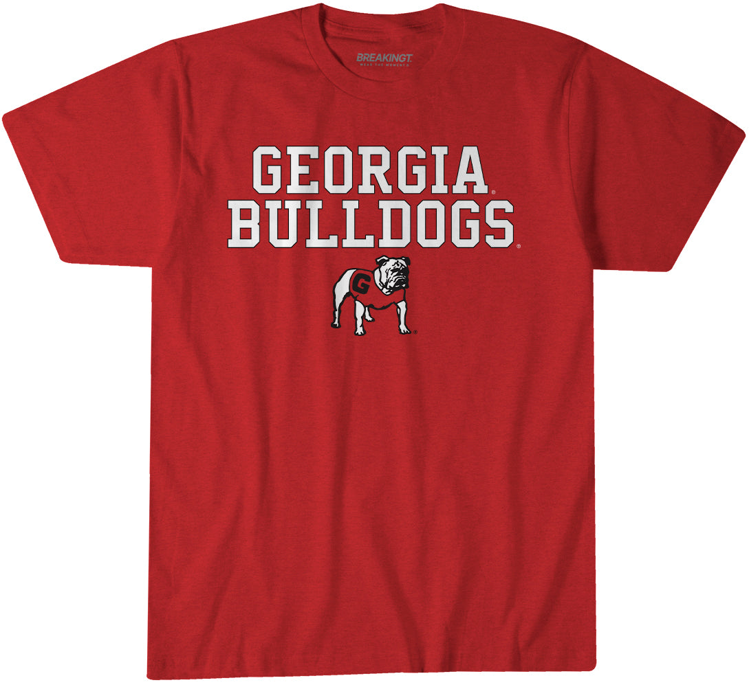 2519281 - Georgia Bulldogs: Text Logo Stack (Red)