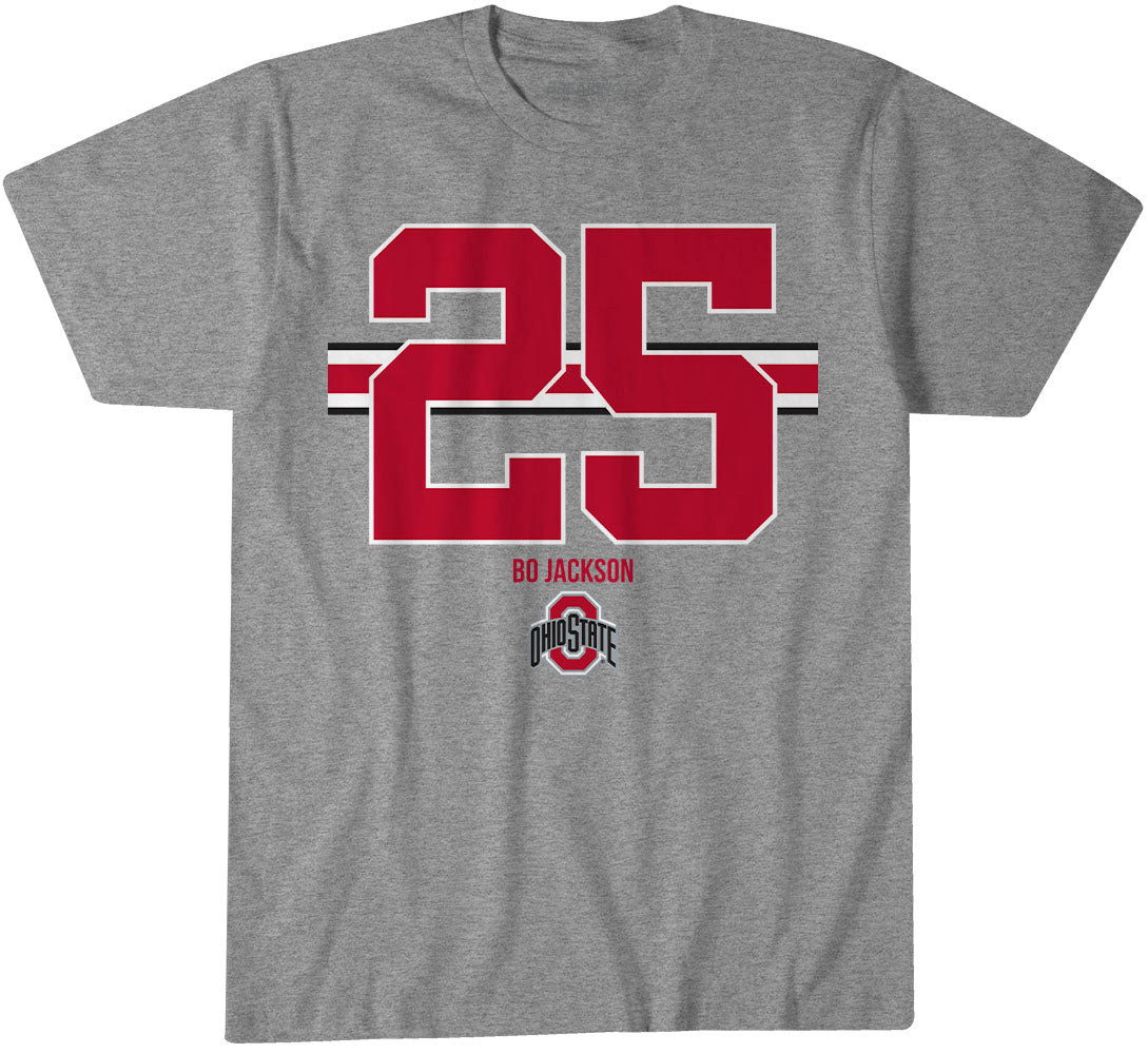 2622084 - Ohio State Football: Bo Jackson Name Number Stripe