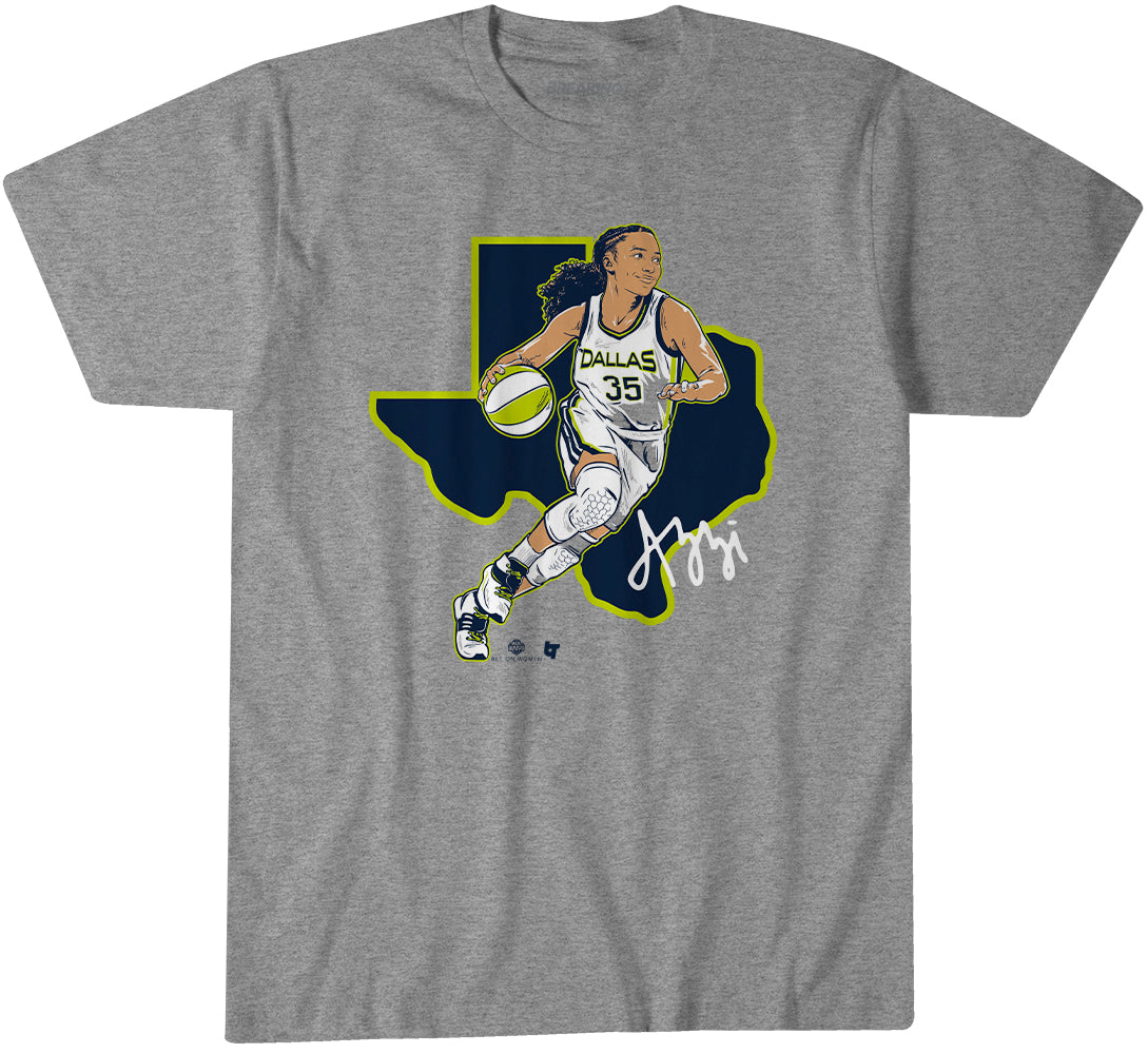 2621780 - Azzi Fudd: Dallas State Star (Navy)