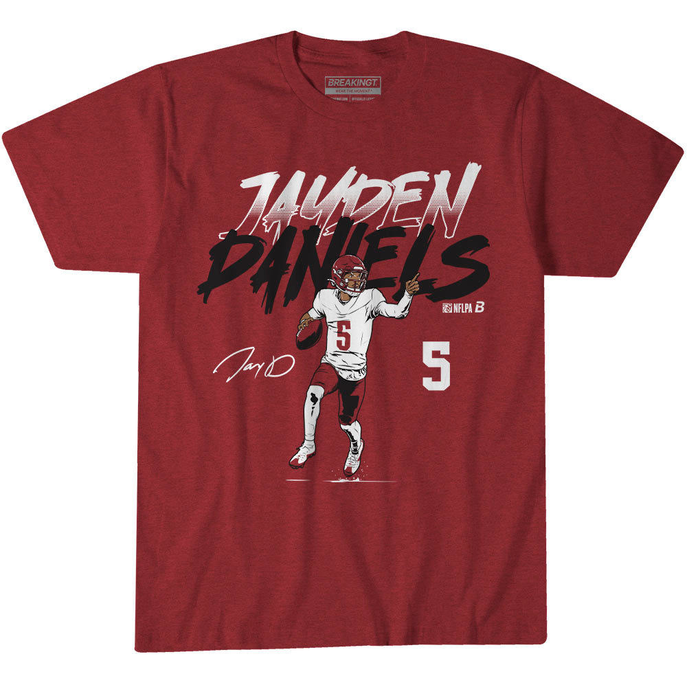 2623108 - Jayden Daniels: Name & Number Pose