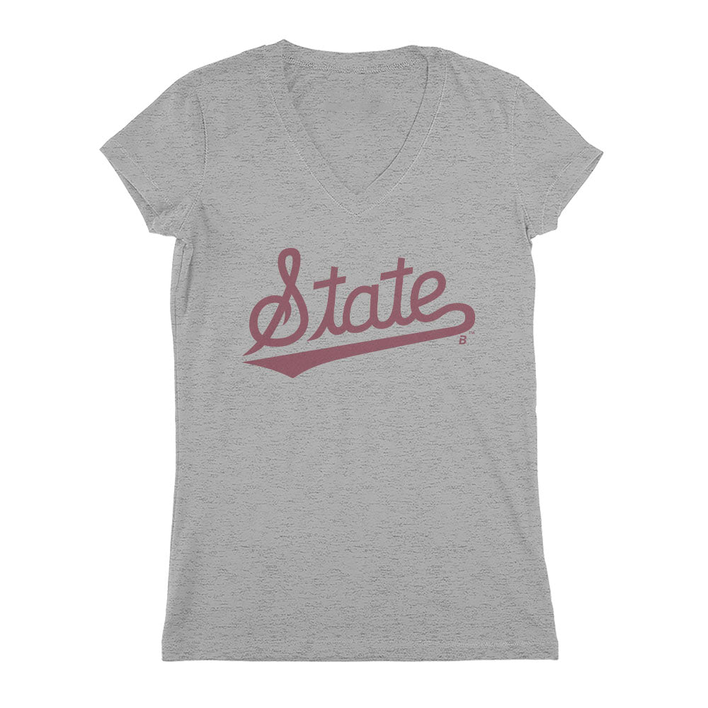 2624166 - Mississippi State Bulldogs: Script Logo (Gray)