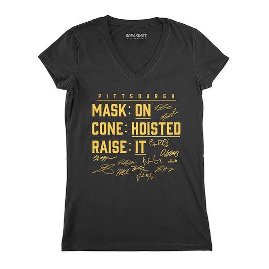 2621637 - Pittsburgh Baseball: Mask On, Cone Hoisted, Raise It