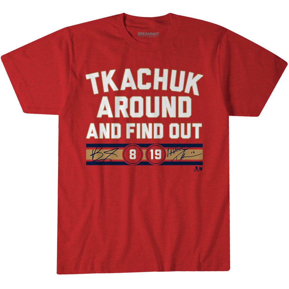 2622707 - Matthew & Brady Tkachuk Around And Find Out (Navy)