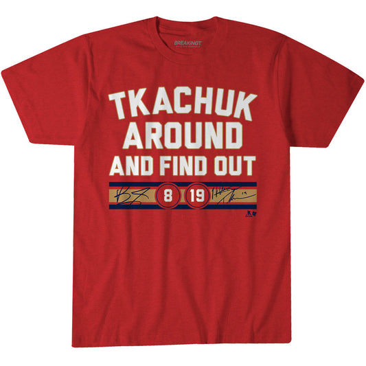 2622707 - Matthew & Brady Tkachuk Around And Find Out (Navy)
