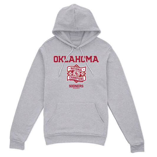2622593 - Oklahoma Baseball: 2026 National Champions Text Logo Stack