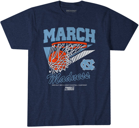 2621119 - UNC Tar Heels MBB & WBB: 2026 March Madness Retro Swish