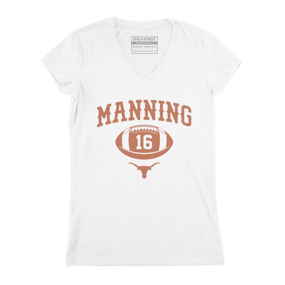 2518409 - Texas Football: Arch Manning Vintage Number Football