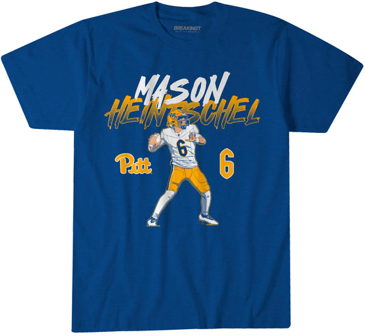 2622052 - Pitt Football: Mason Heintschel Name Number Pose
