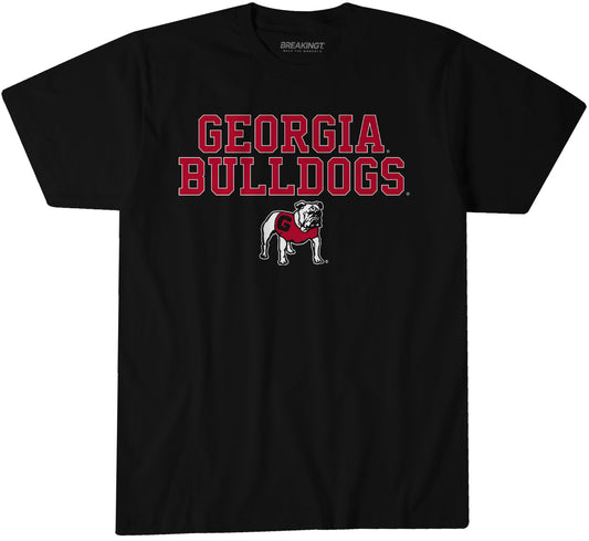 2519281 - Georgia Bulldogs: Text Logo Stack (Red)
