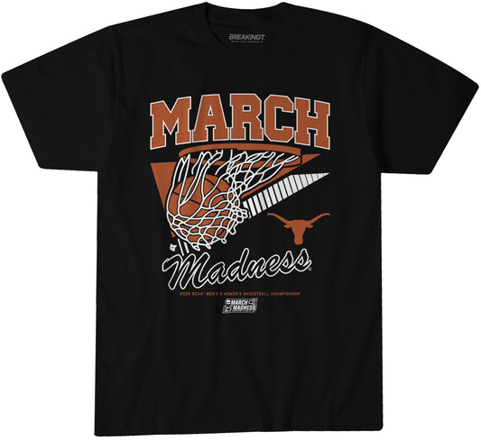 2621143 - Texas Longhorns MBB & WBB: 2026 March Madness Retro Swish