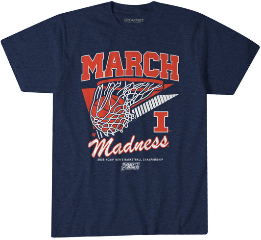 2620956 - Illinois Fighting Illini MBB: 2026 March Madness Retro Swish