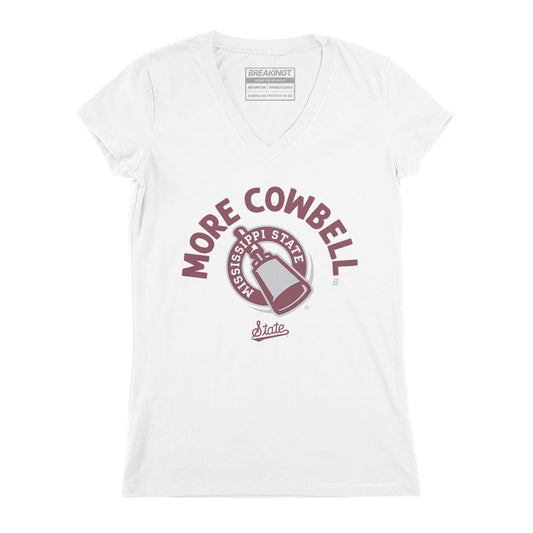 2623918 - Mississippi State Bulldogs: More Cowbell (White)
