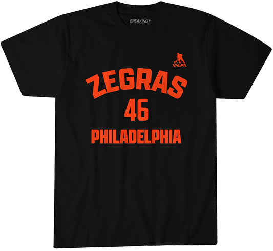 2621878 - Trevor Zegras: Philadelphia Name & Number