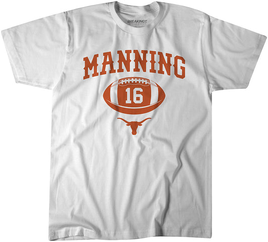 2518409 - Texas Football: Arch Manning Vintage Number Football