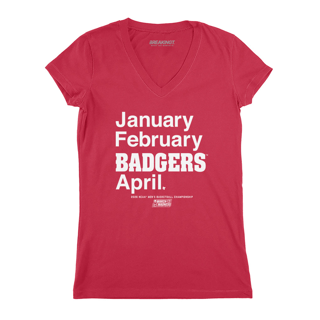 2621126 - Wisconsin Badgers MBB: 2026 March Madness Month