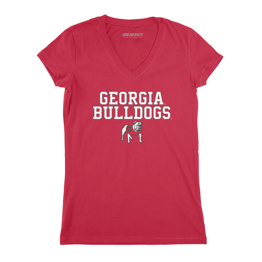 2519281 - Georgia Bulldogs: Text Logo Stack (Red)