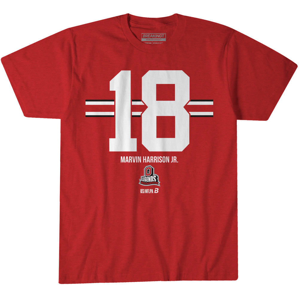 2623064 - Ohio State Football: Marvin Harrison Jr. 18 Stripe