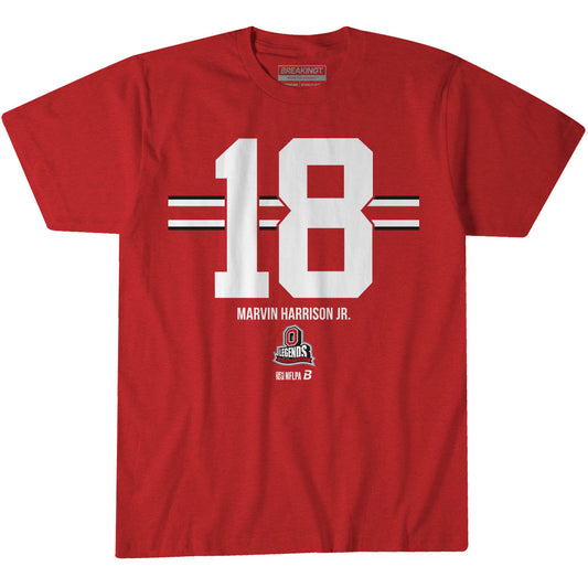 2623064 - Ohio State Football: Marvin Harrison Jr. 18 Stripe