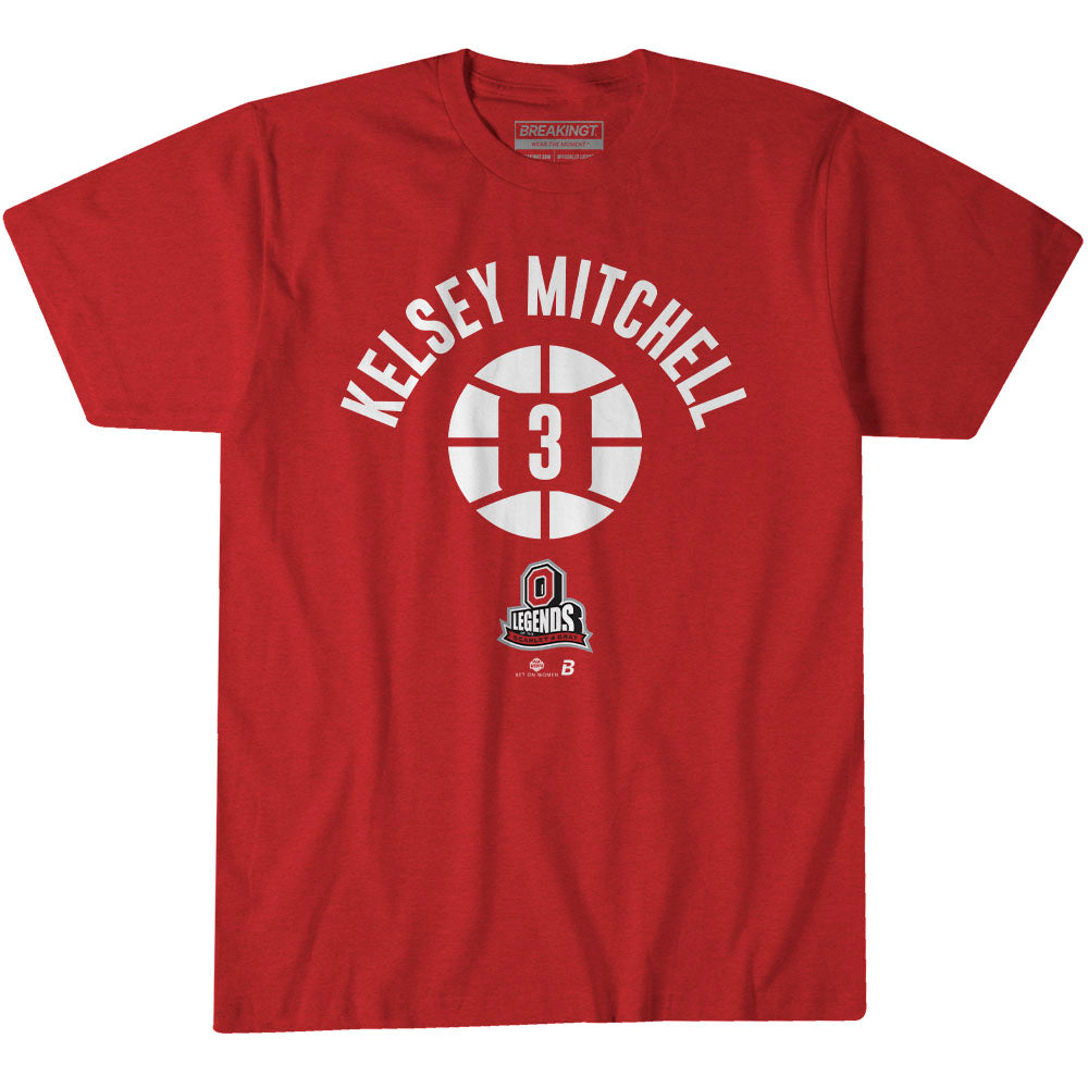 2623049 - Ohio State Basketball: Kelsey Mitchell Name Number Ball