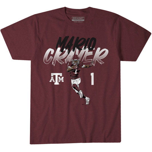 2622095 - Texas A&M Football: Mario Craver Name Number Pose