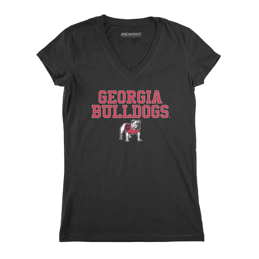2519281 - Georgia Bulldogs: Text Logo Stack (Red)