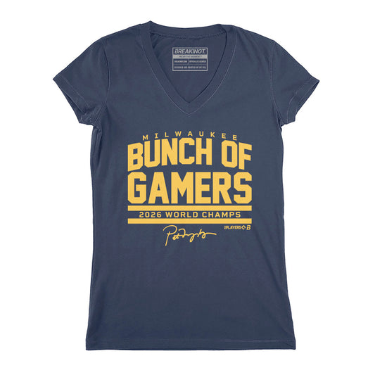 2624388 - Milwaukee Baseball: Bunch Of Gamers World Champs (Navy)