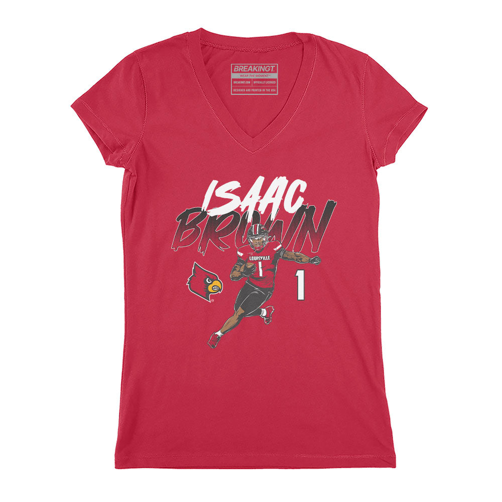 2622089 - Louisville Football: Isaac Brown Name Number Pose
