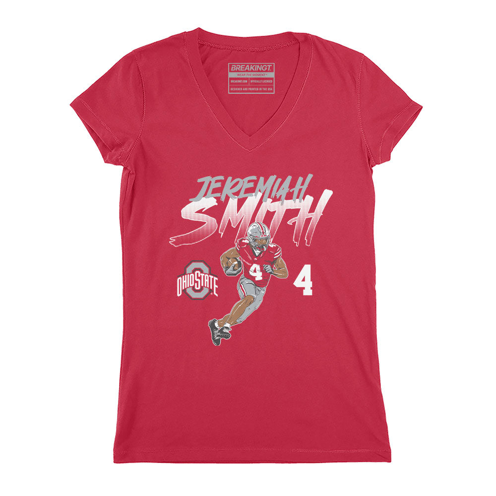 2622070 - Ohio State Football: Jeremiah Smith Name Number Pose